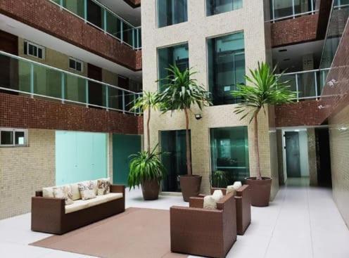 Confortavel Flat Com Piscina De Borda Infinita Na Cobertura Cabedelo Exterior photo